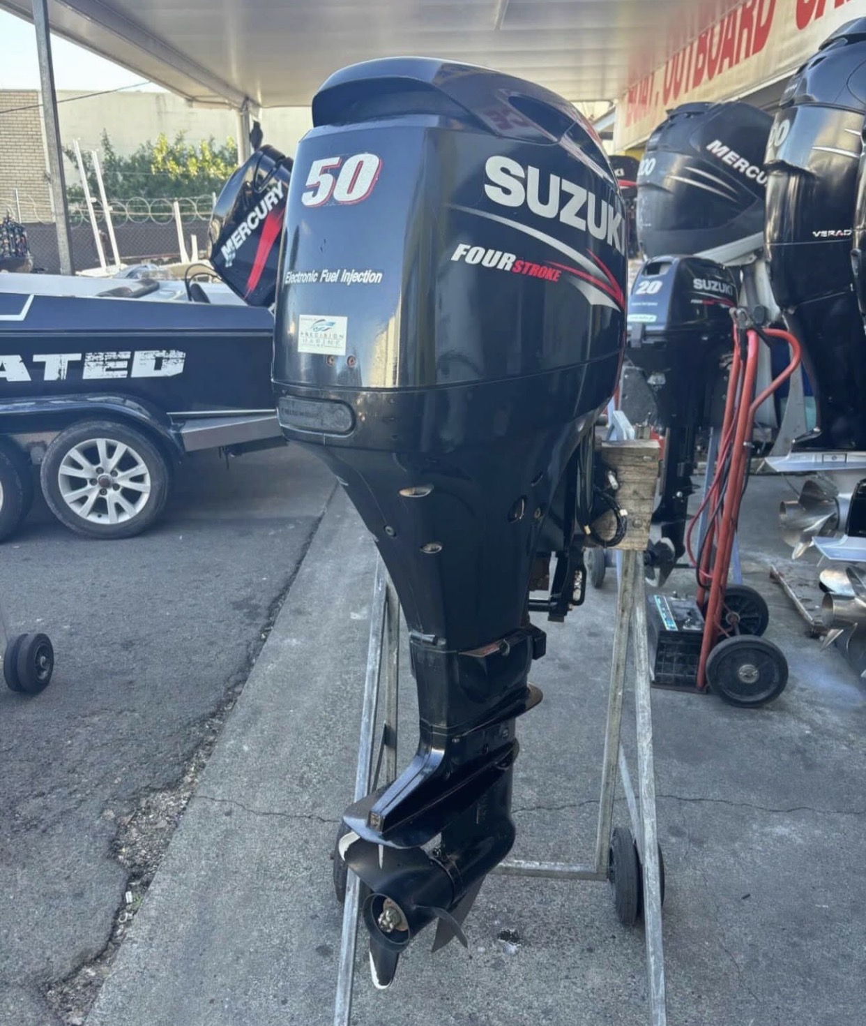 Suzuki 50 HP 4 Stroke Outboard Motor Engine